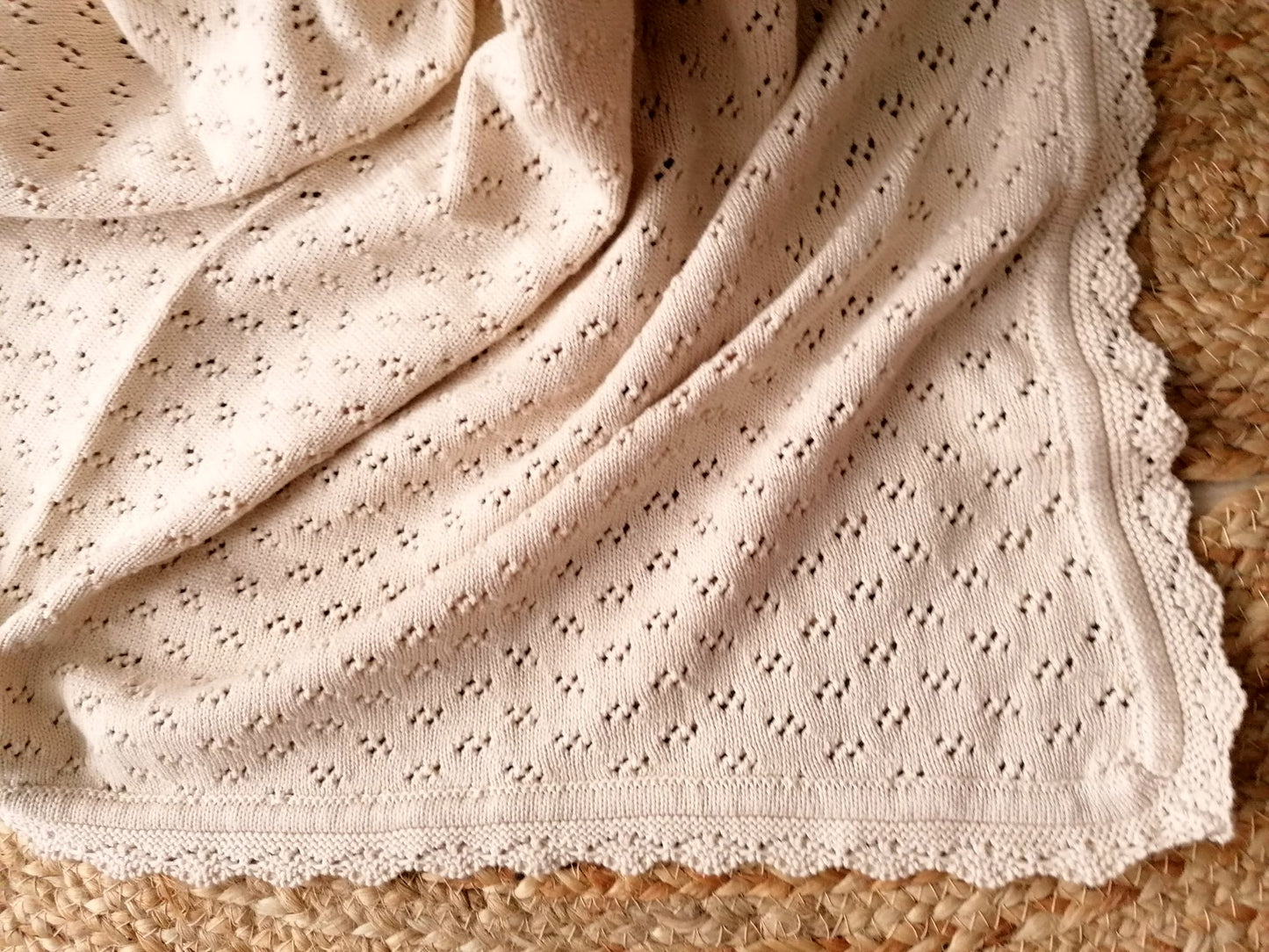 Boho Decke mit Muster Newborn Fotografie