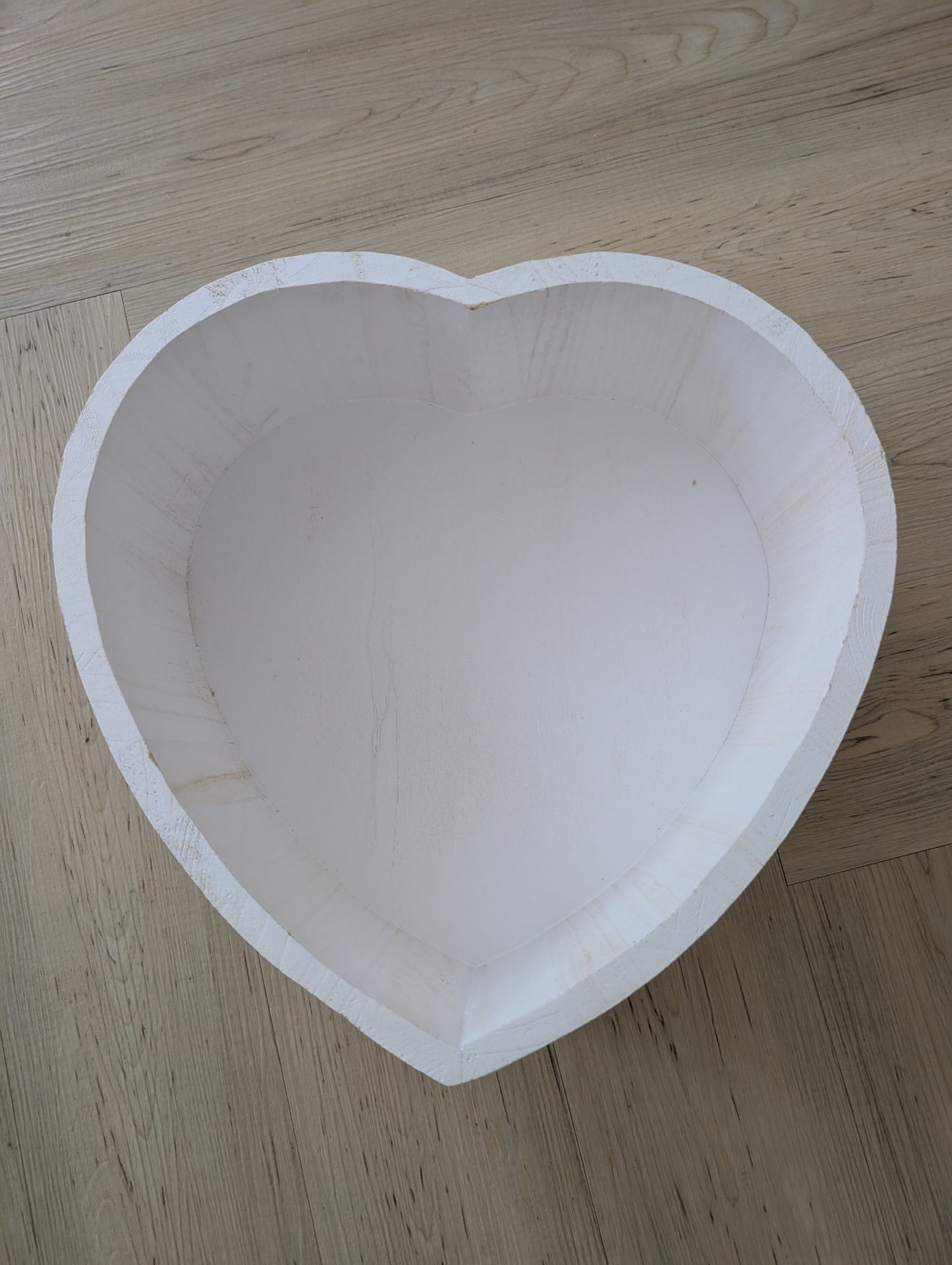 Holz Herz Bett Schale Holzherz