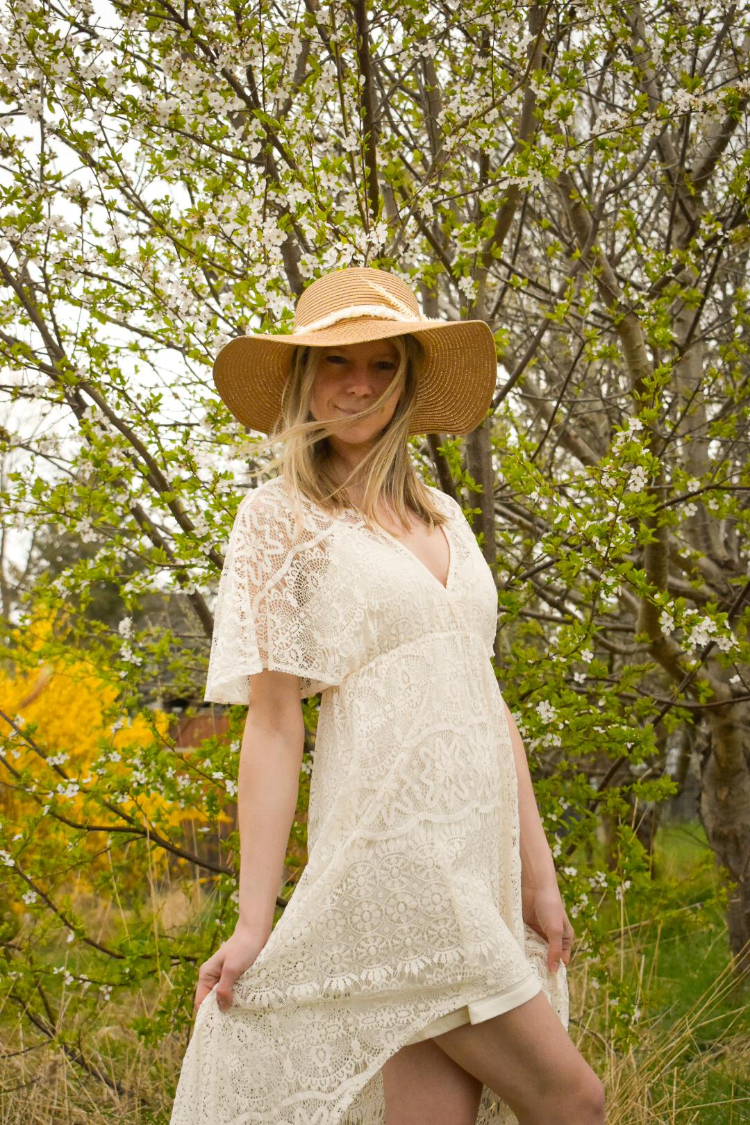 Boho Hut Hüte für Frauen natur