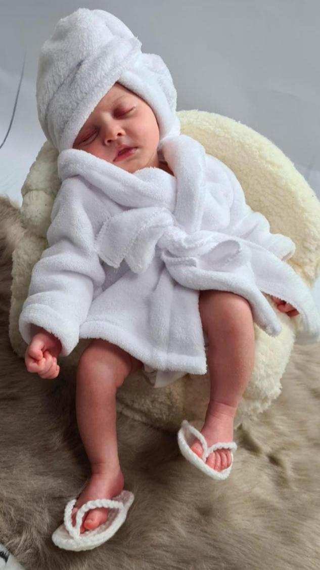 Bademantel Outfits Newborn Reborn