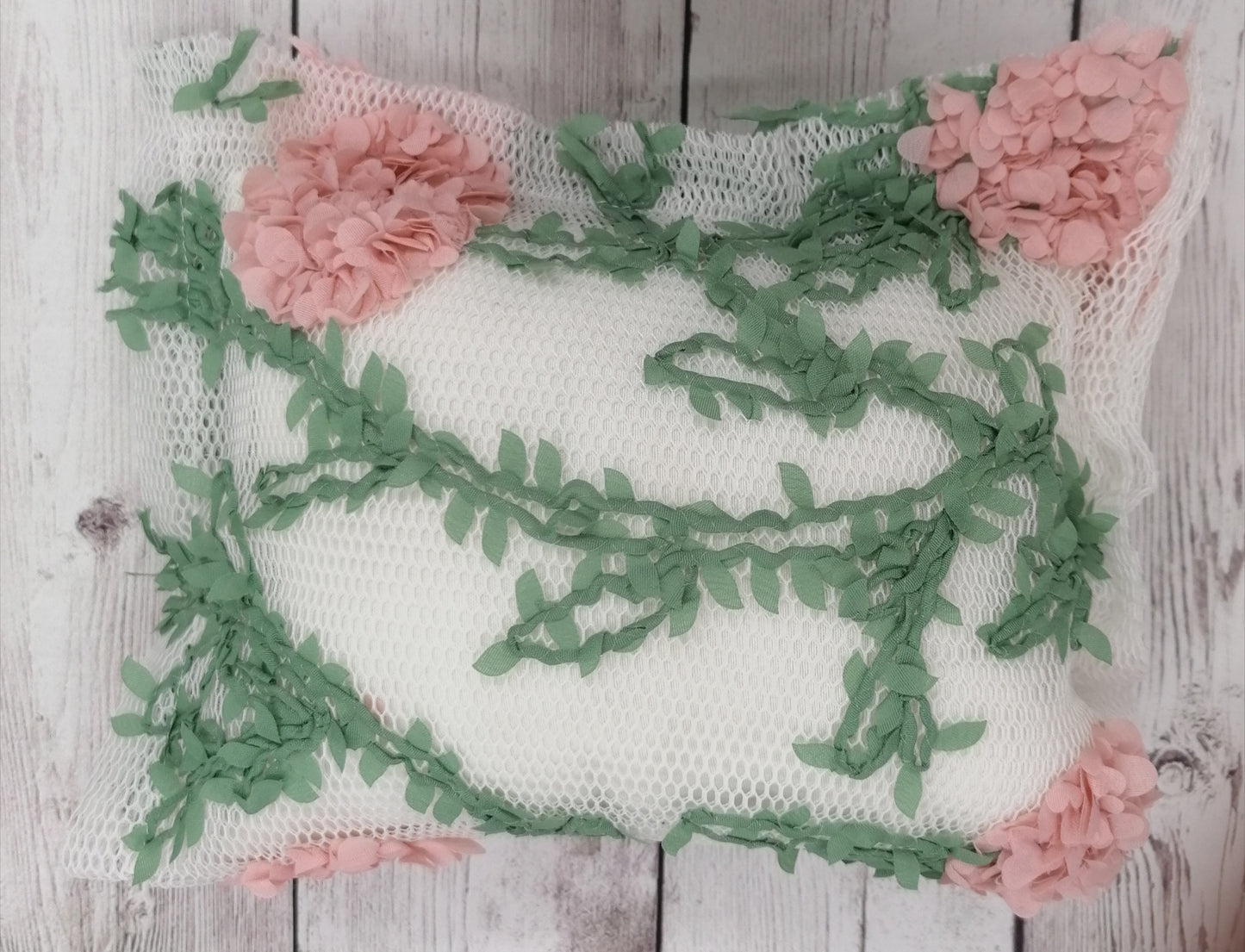 3D Rosen Blumen Kissen mit Stirnband
