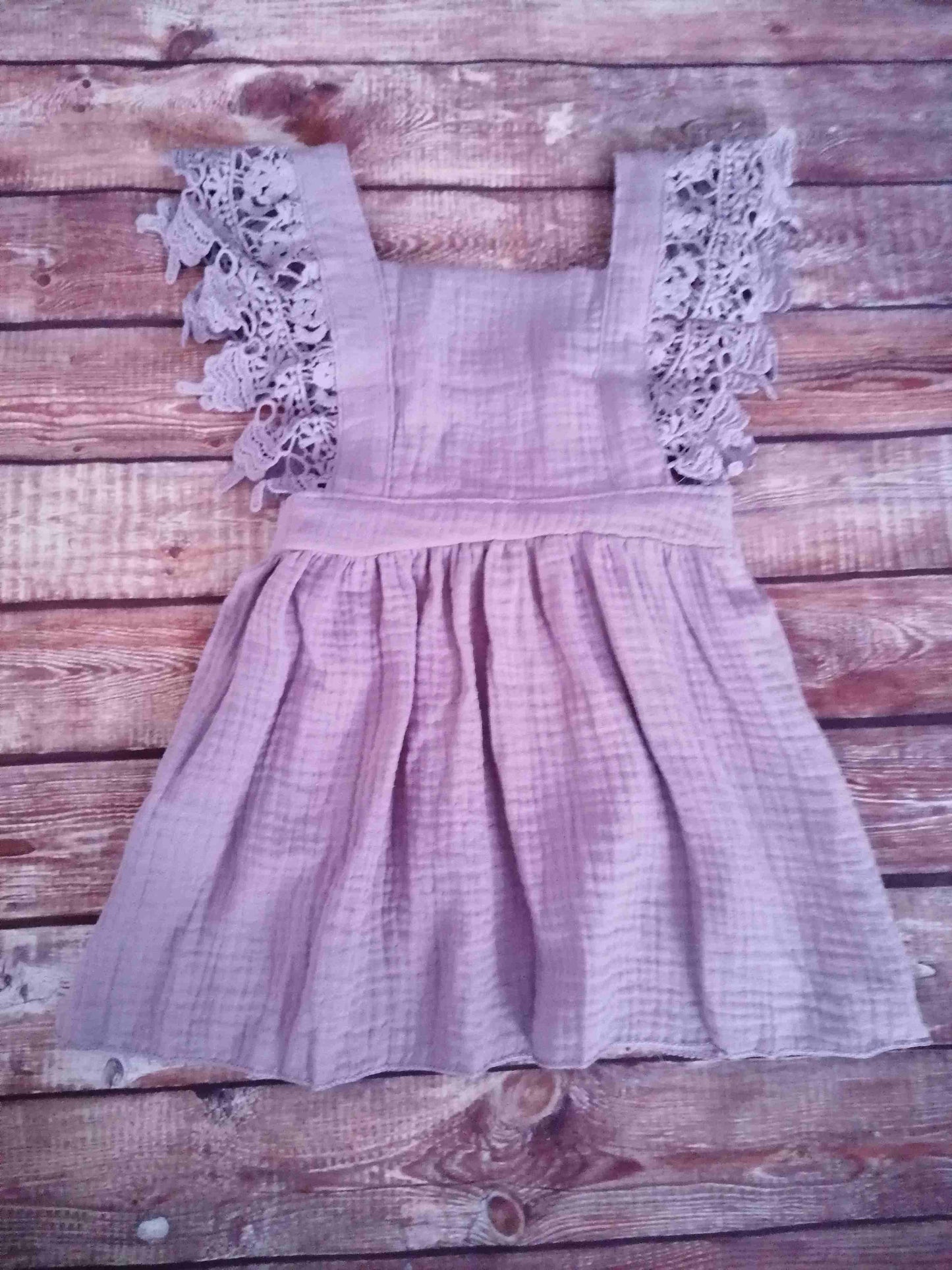 Vintage Boho Kleid für Baby Toodler & Sitter bis Kleinkind