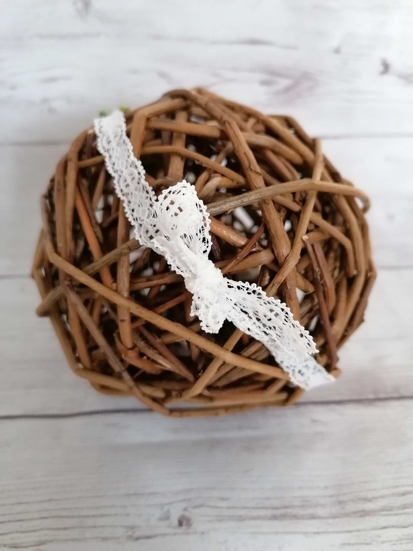 Newborn Reborn Haarkranz Stirnband Haarband mit Trockenblumen