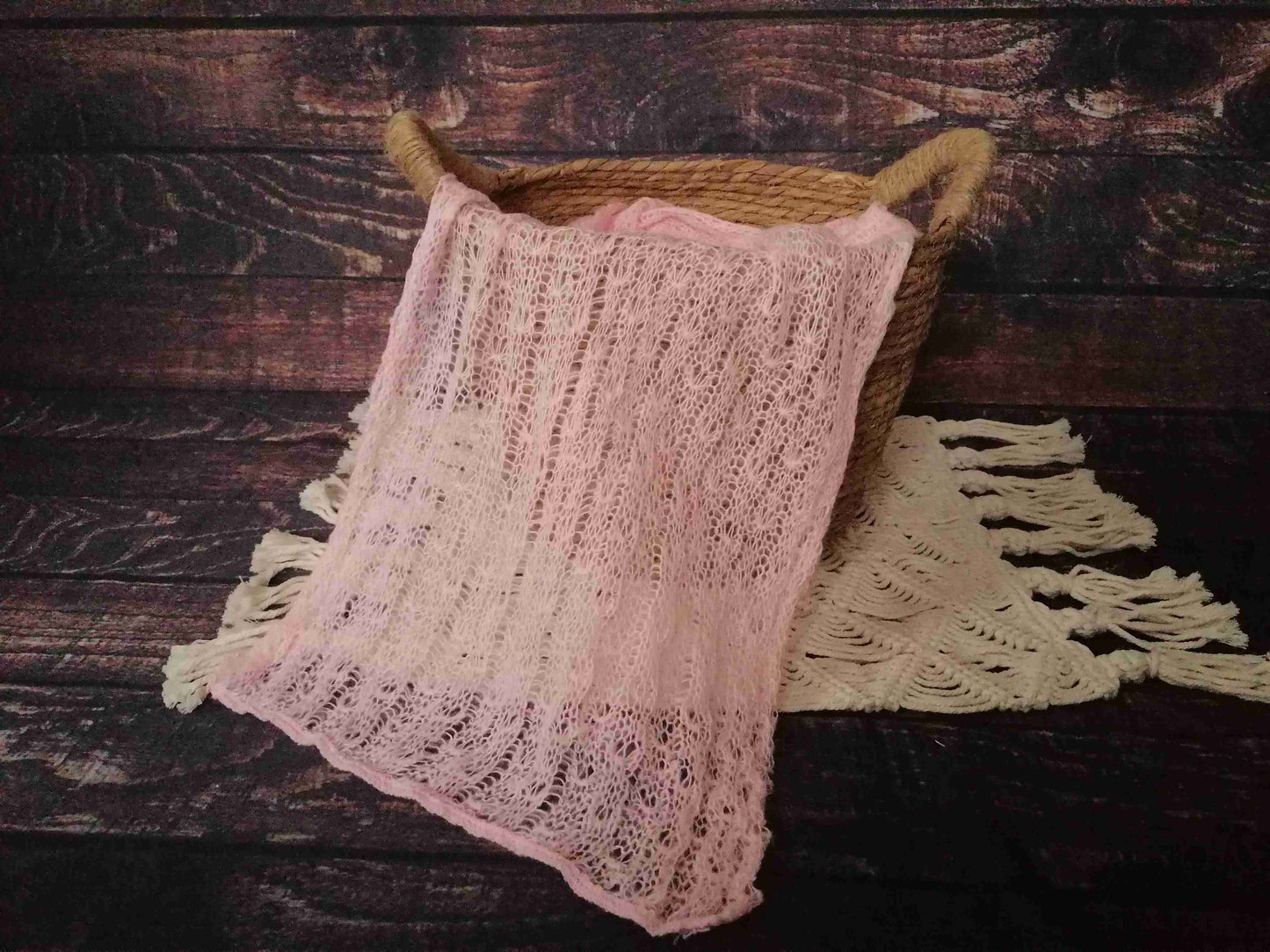 Mohair Wraps Tücher pastell mit Muster