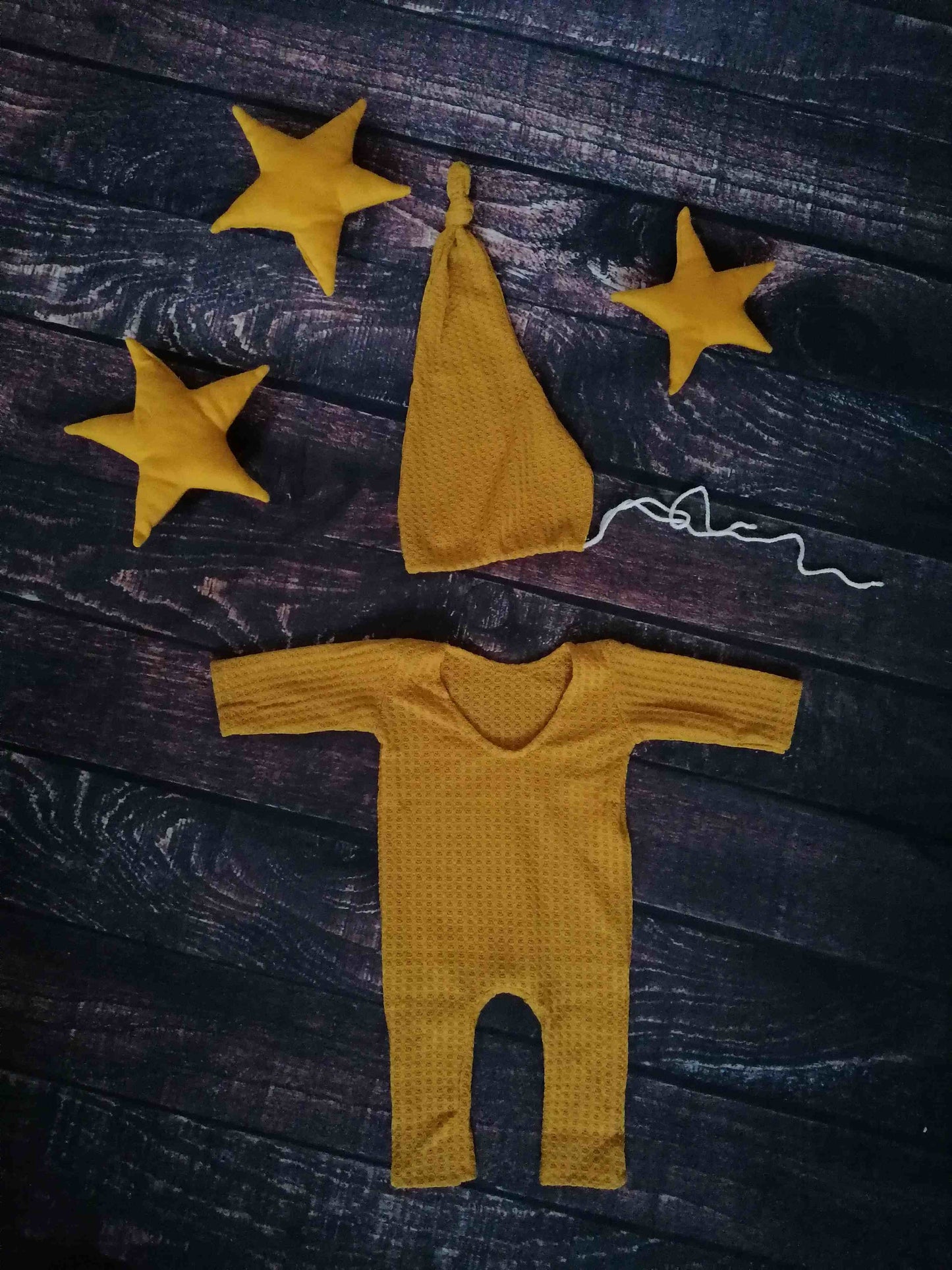 Outfit Set Strampler mit Mütze Design gewebt Newborn