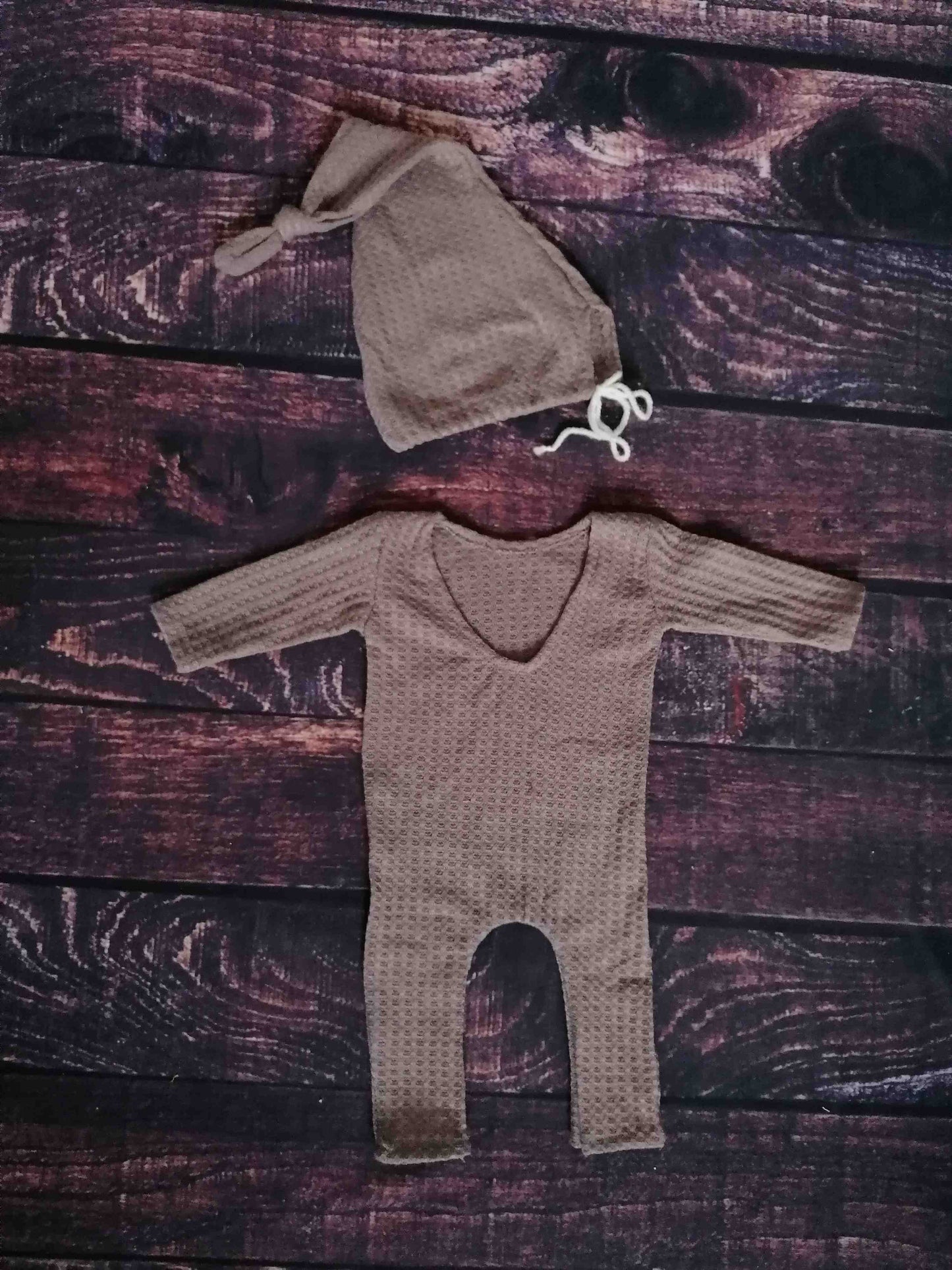 Outfit Set Strampler mit Mütze Design gewebt Newborn