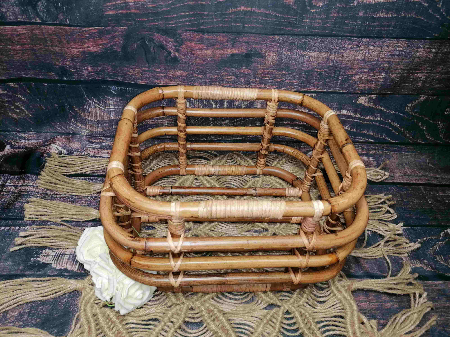 Rattan Korb Rattankorb Bett Newborn Reborn Sitter