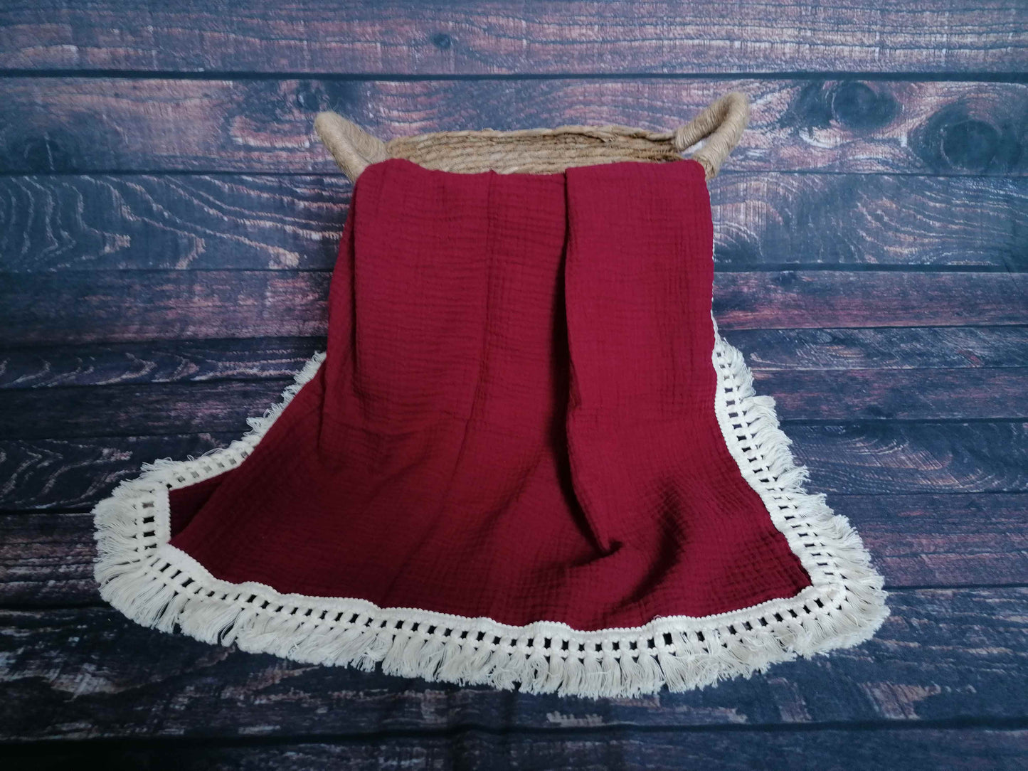 Boho Decken Tuch Decke mit Fransen