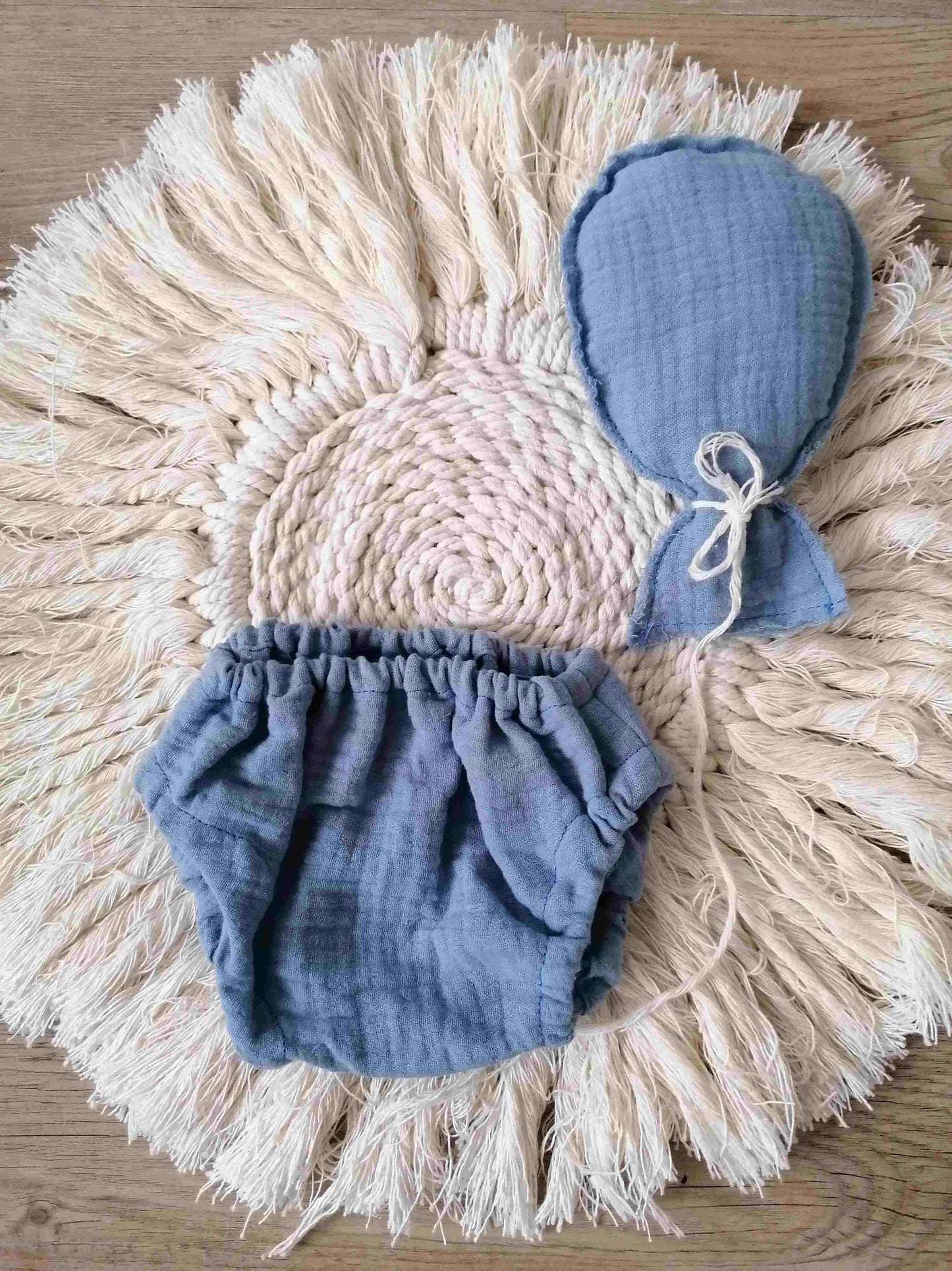 Windelhose Windelhosen Boho handmade Newborn, 12 Monate einzeln oder mit Kissen