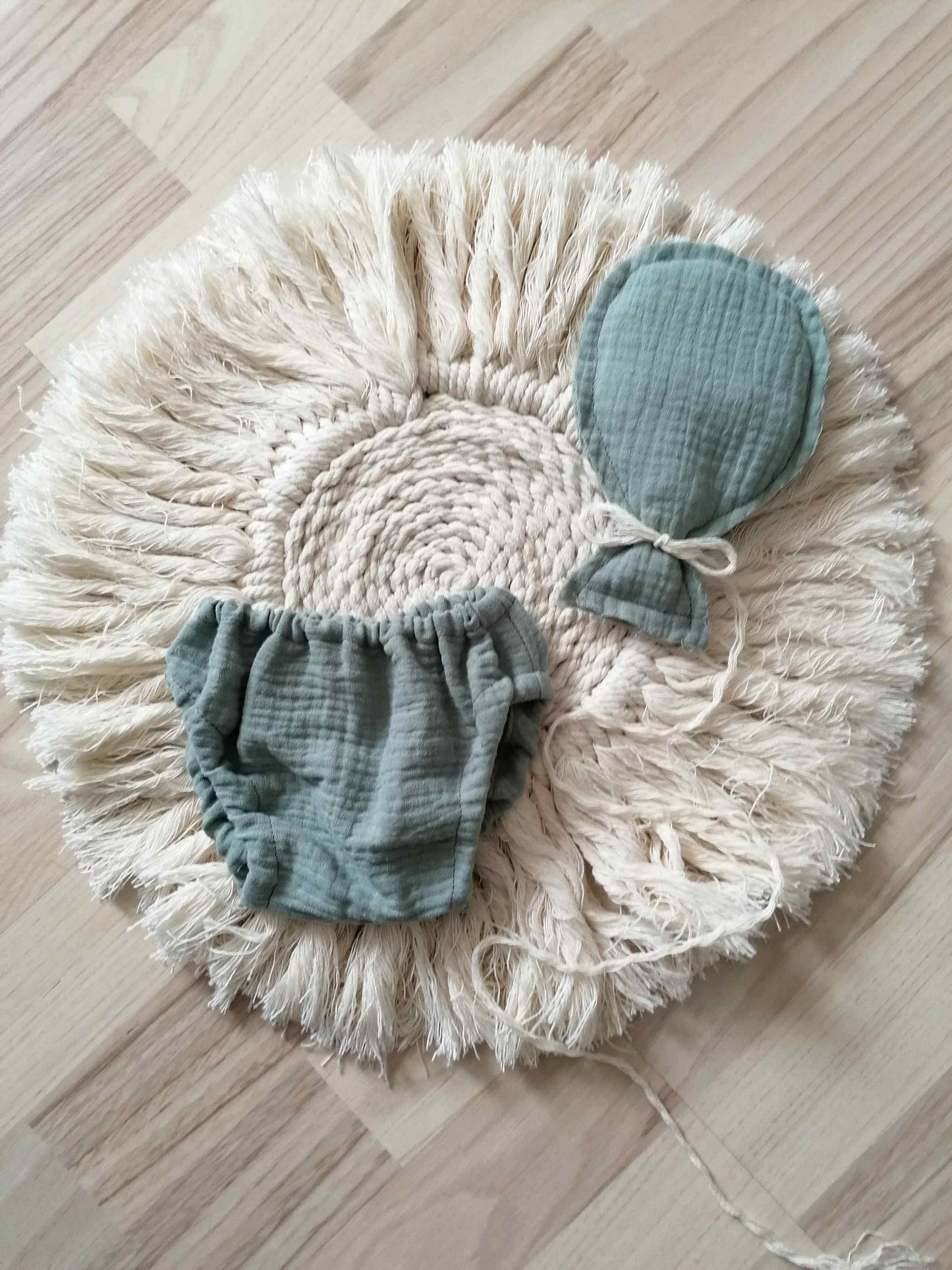 Windelhose Windelhosen Boho handmade Newborn, 12 Monate einzeln oder mit Kissen