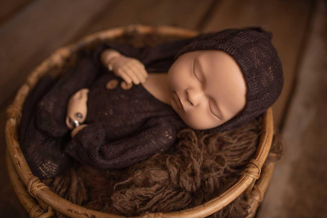 Outfit Set Newborn Strickmuster Häkelmuster mit Zipfelmütze