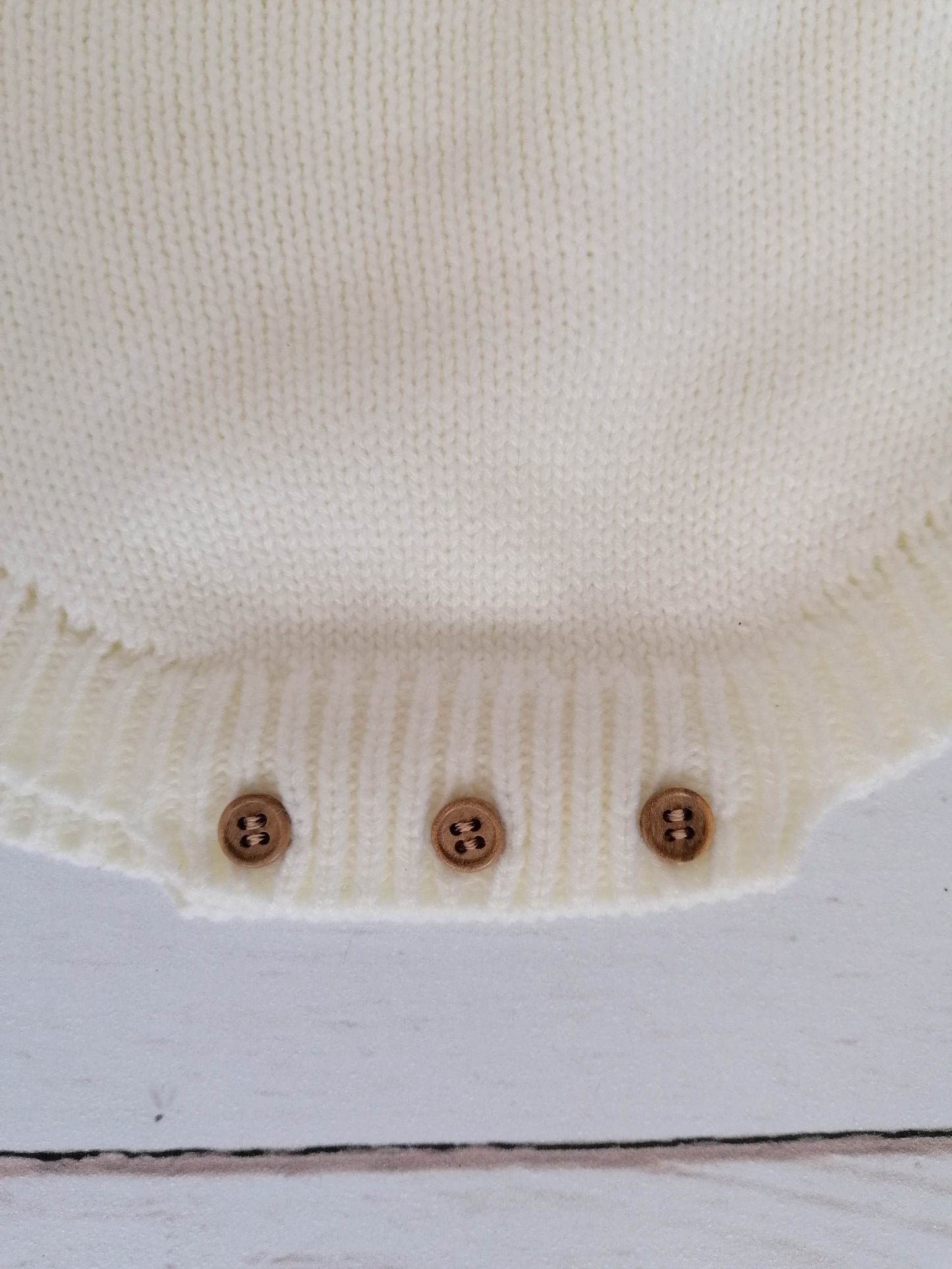 Boho Strick Romper Body Sitter 3-6 Monate