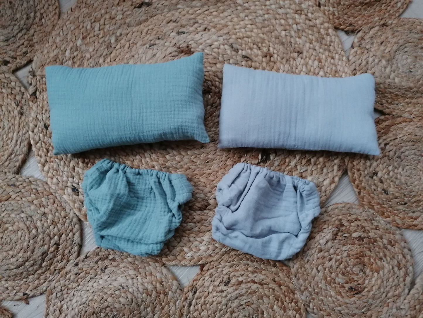 Windelhose Windelhosen Boho handmade Newborn, 12 Monate einzeln oder mit Kissen