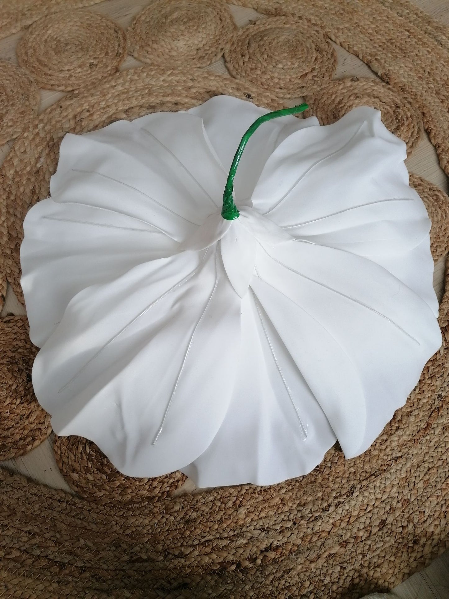 XXL riesige Blüte Blume weiß