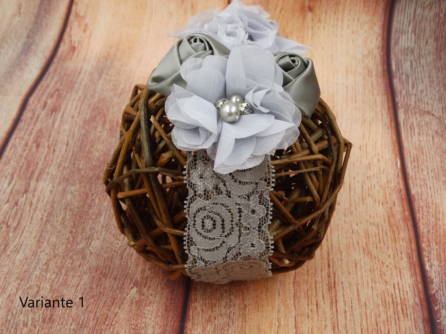 Vintage Stirnbänder mit Spitze und Blumen