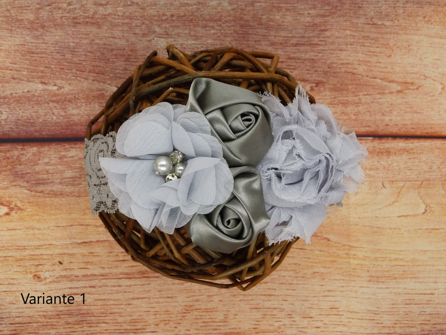 Vintage Stirnbänder mit Spitze und Blumen
