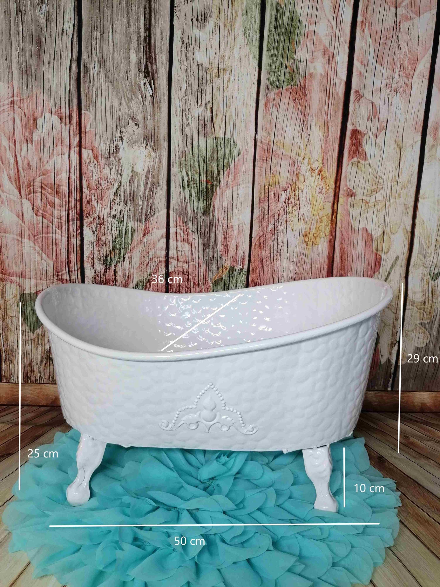 Vintage Baby Badewanne für Badefotoshootings