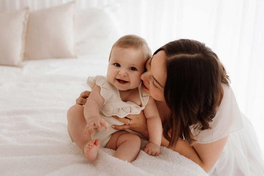 Boho Strick Romper Body Sitter 3-6 Monate