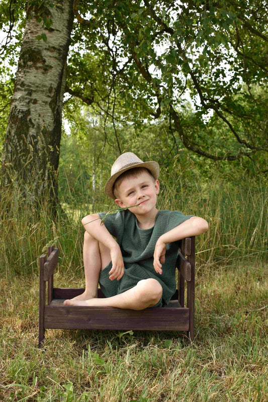 Bett für Newborn Sitter Kleinkinder Kitafotografie Waldfotoshooting gebraucht