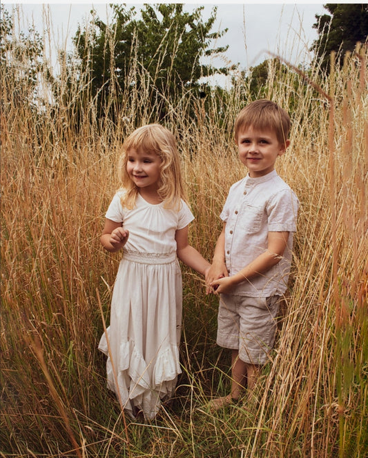 Boho Kleid Kleinkind Sitter