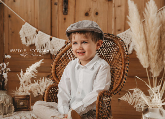 Schiebermütze Baskenmütze Baby Sitter Kleinkind