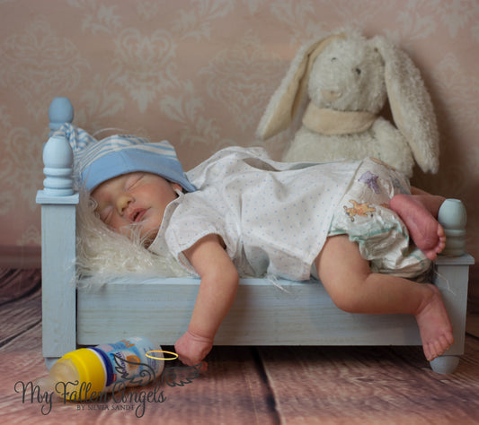 Bett Vintage Holzbett in verschiedenen Farben