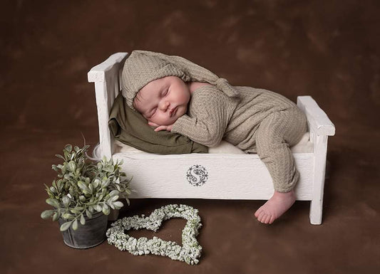 Outfit Set Strampler mit Mütze Design gewebt Newborn