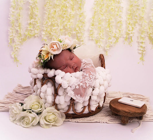 Langarm Spitzenbody Romper Baby Sitter 62/68