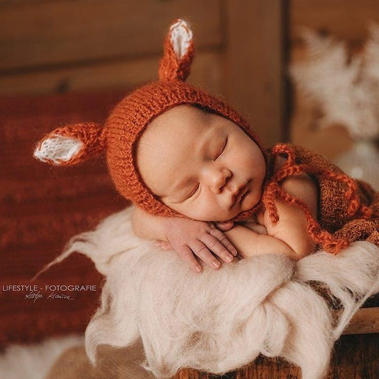 Mütze Bär, Reh, Fuchs, Waschbär Tiere