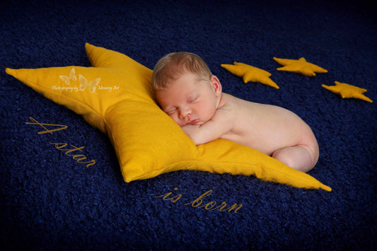 Handmade Sternenkissen Stern Sternenset Sterne Zipfelmütze