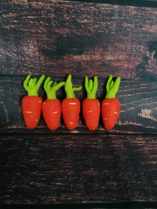Babymöhren Möhre aus Filz