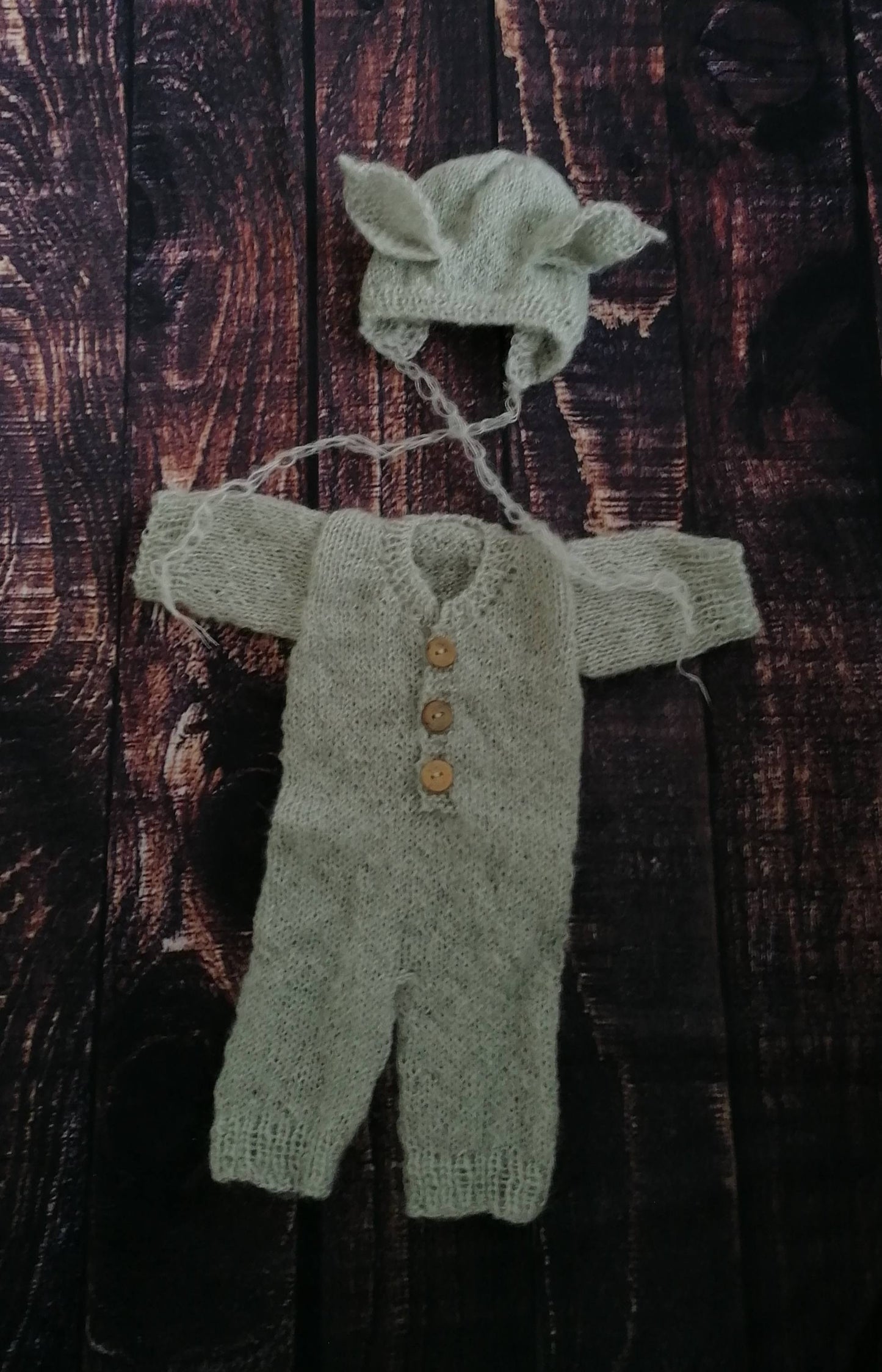 Newborn Reborn Hasenoutfit Mohair Look