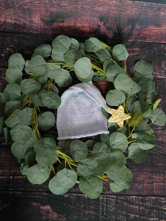 Handmade Newborn Mütze Stern
