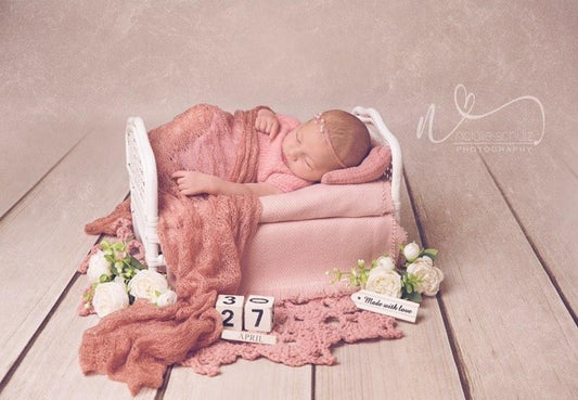 Set Wrap mit Perlenstirnband