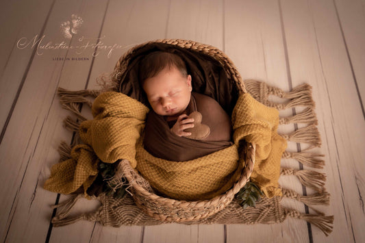 Makramee Jute Decken Jutedecke