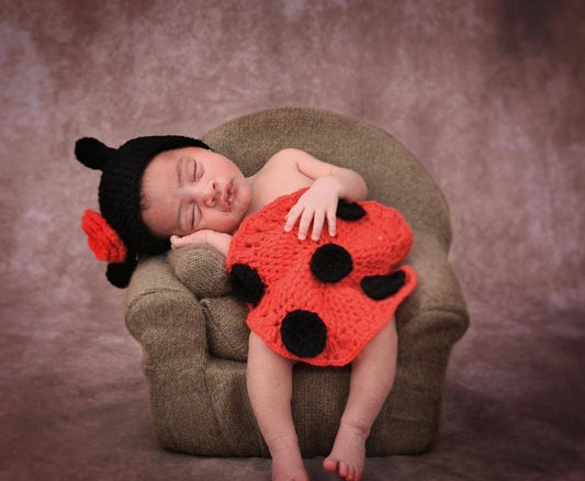 Newborn Reborn Outfit Marienkäfer