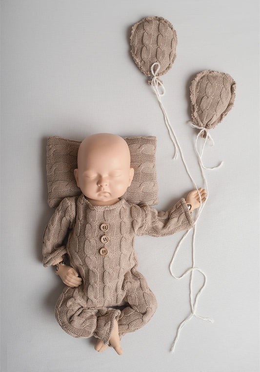 Handmade Kissen Boho Strick oder Luftballon