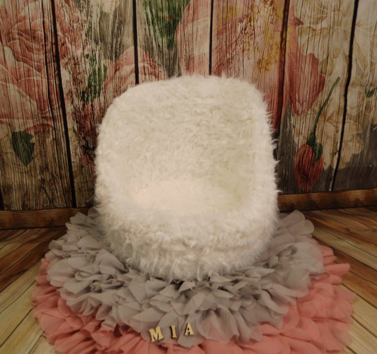 Vintage Decken in Blumenform