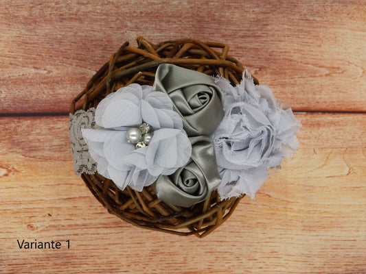 Vintage Stirnbänder mit Spitze und Blumen