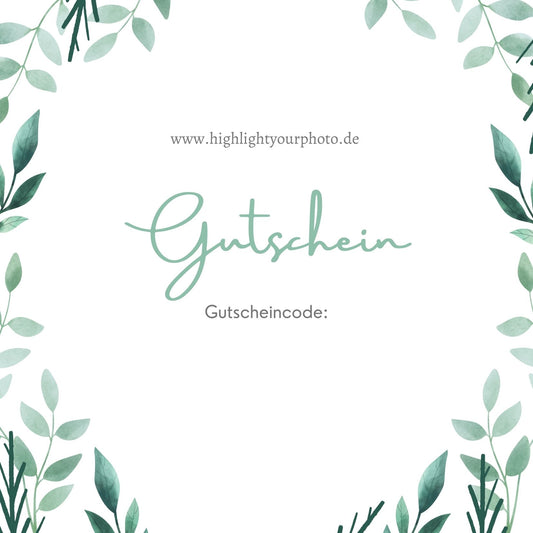 Highlightyourphoto-Geschenkgutschein