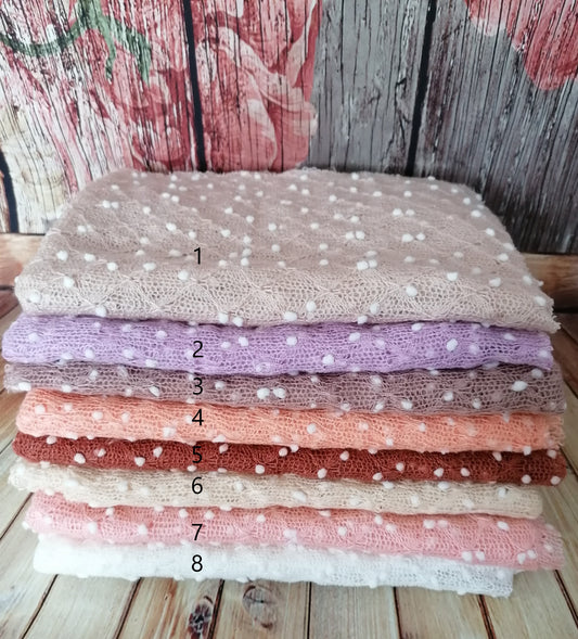 Wraps mit Bommeln Pünktchen in L